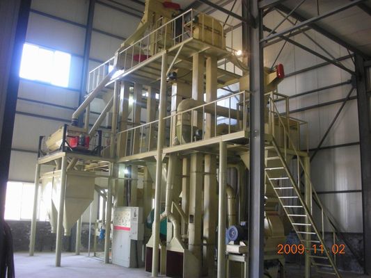 Druppeltype HKJ Vissen, de Productielijn van het Garnalen Dierenvoer met Dubbel - Peddelmixer HKJ35